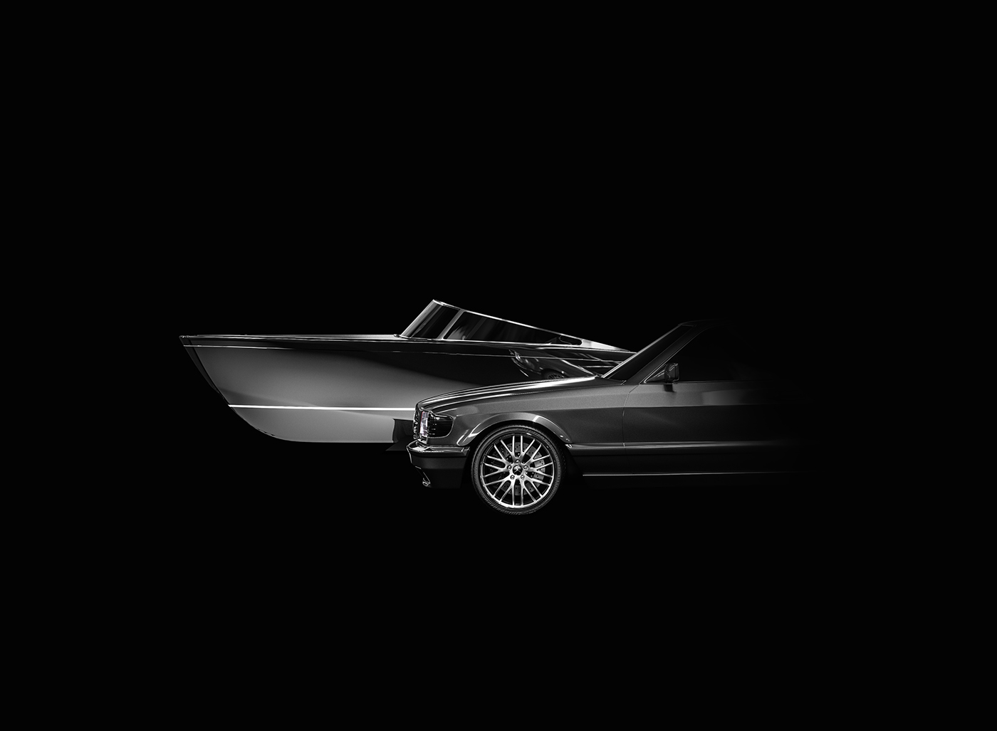 corona renderer mercedes Advertising  stylish coupe mercedes-benz w126 Fashion  SEC560 classics