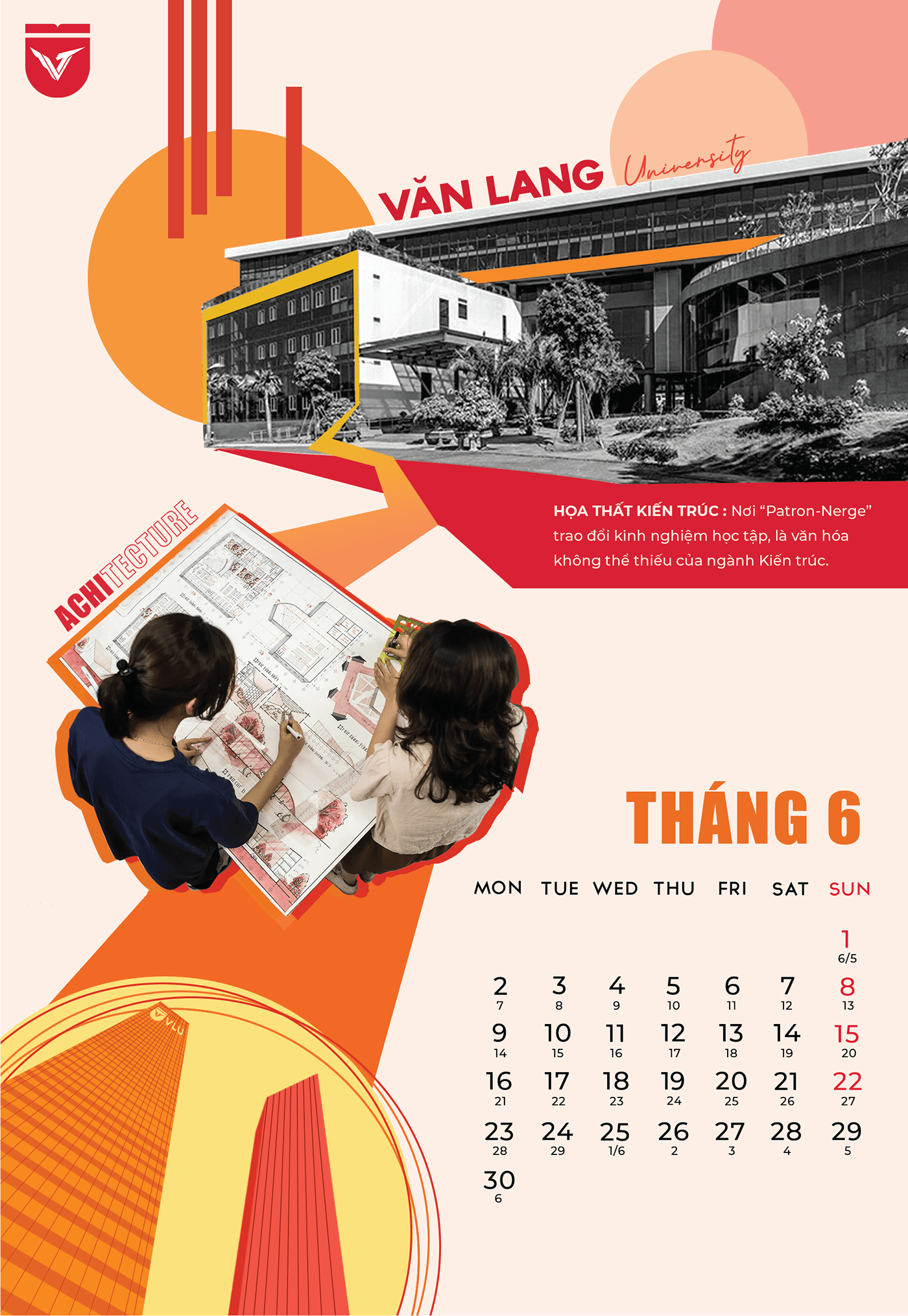 Van Lang University graphic design  calendar Lanyard calendar design calendardeisgn Thiết kế lịch thietkelich vanlang vlu