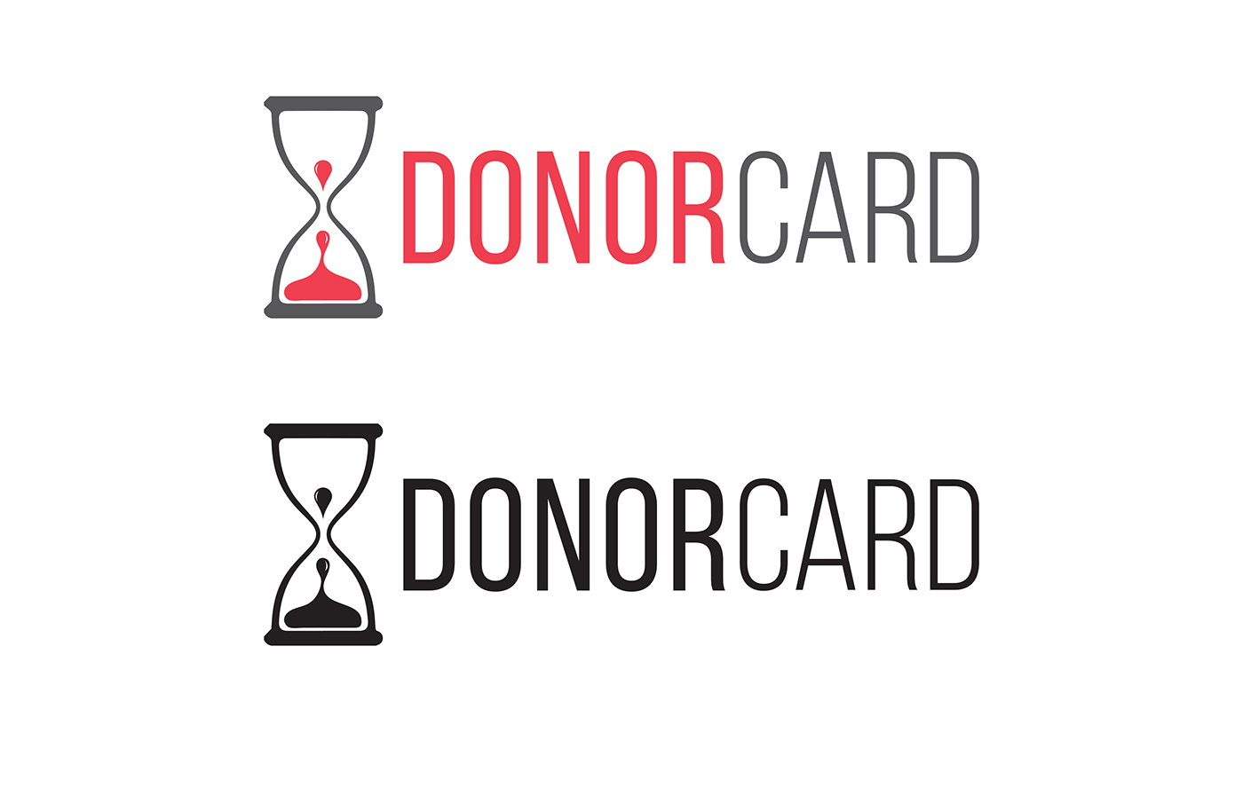design graphic design  branding  Logo Design organ donation logo donorcard