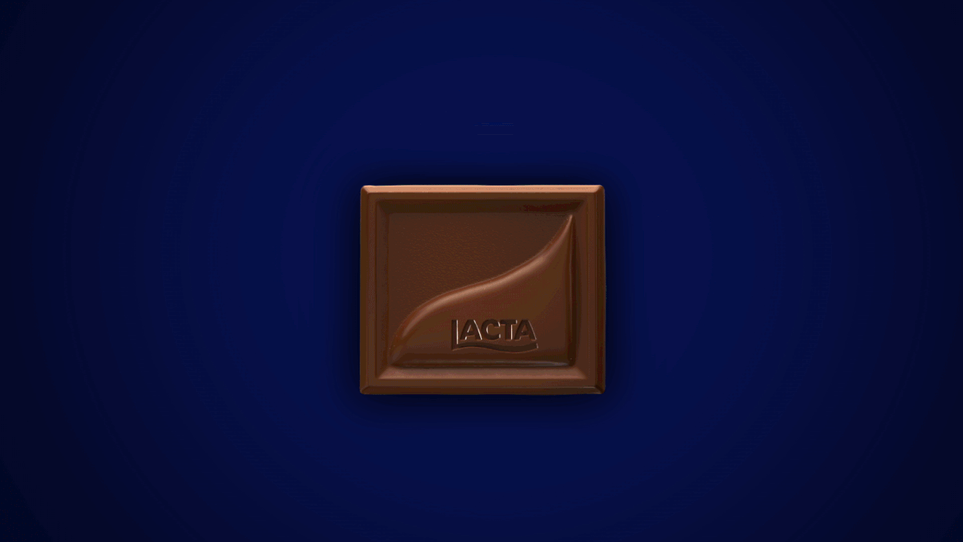 animation  appetite appeal chocolate composition Food  lacta Mondelez morph motion graphics  mediamonks