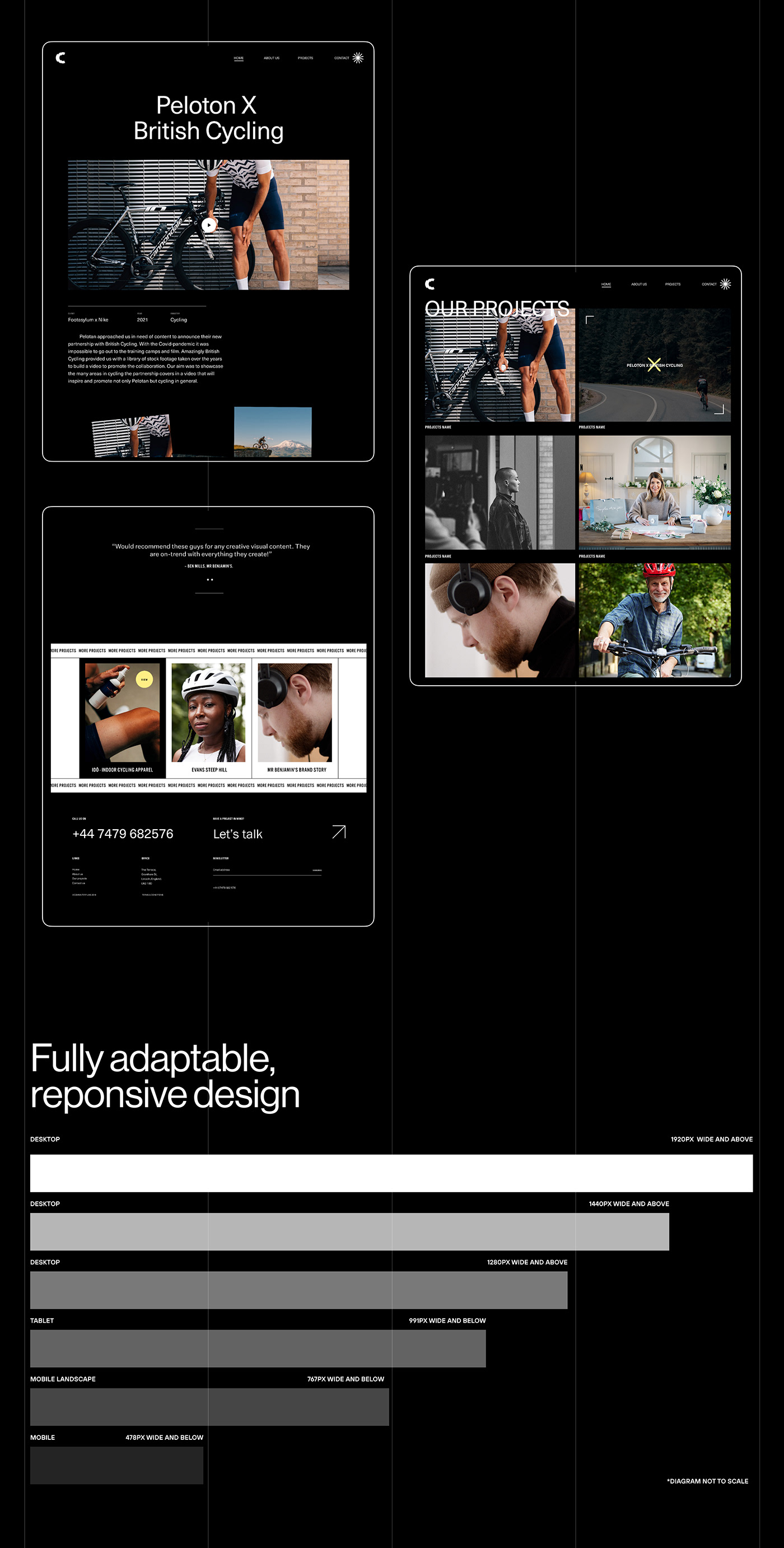 Cinema Figma Film   film production company landing page typography   ui design UI/UX Web Design  Website