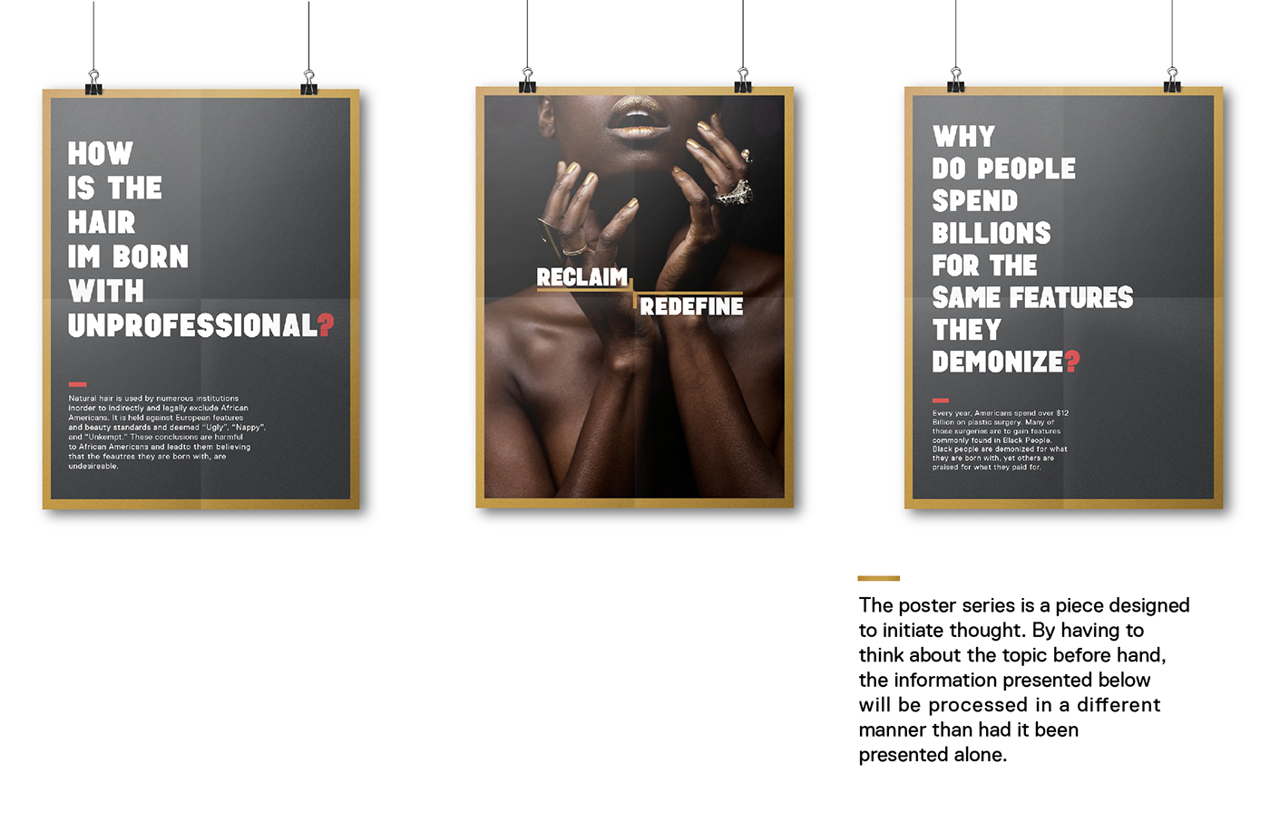 graphic design  campaign posters stickers african american typography   layouts