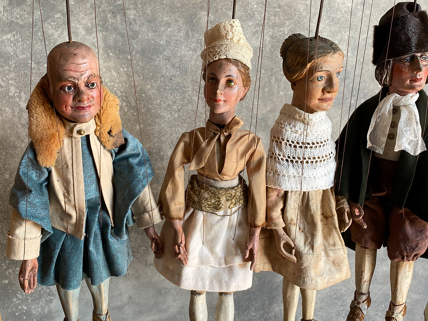 Costume Design  craft design marionette play puppets restoration theater  wood woodcarving