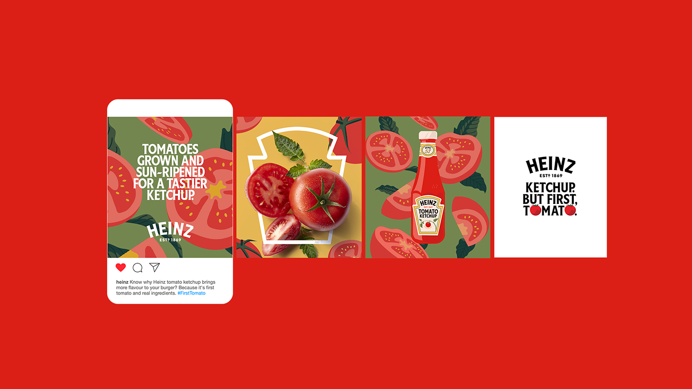 ads Advertising  art direction  campaign design heinz ketchup Tomato