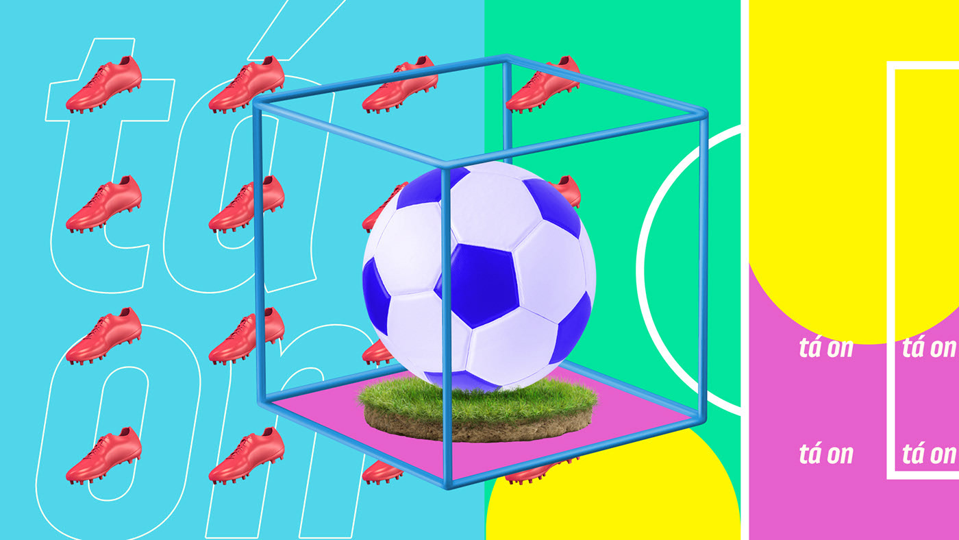 sportv futebol Esporte tv vinheta 3D tyFlow motion graphics  after effects on