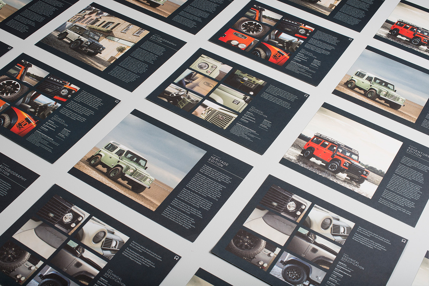 Land Rover book print pop up automotive   car map Pack