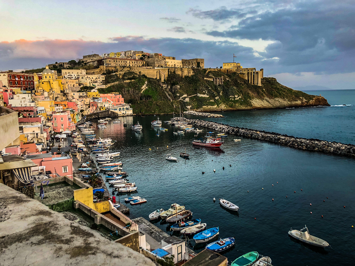 NAPOLI Naples Pozzuoli procida sea Photography  fishermen harbour harbor mediterranean