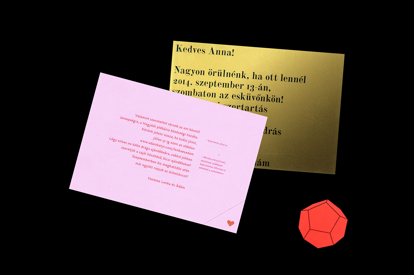 Wedding Package treasure tótfalusi sans serif gewaard stamp Hipster Invitation wedding package envelope sticker bookmark gold pink