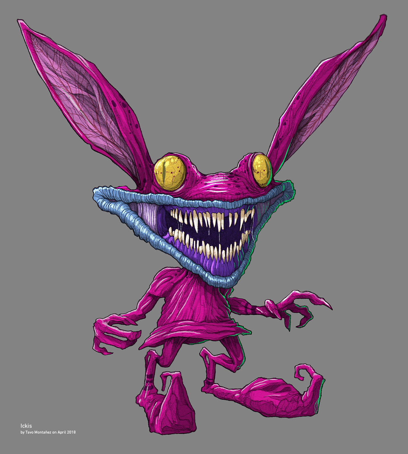 Adobe Photoshop cartoon monster Character Character design  Digital Art  digital illustration art Drawing  wacom