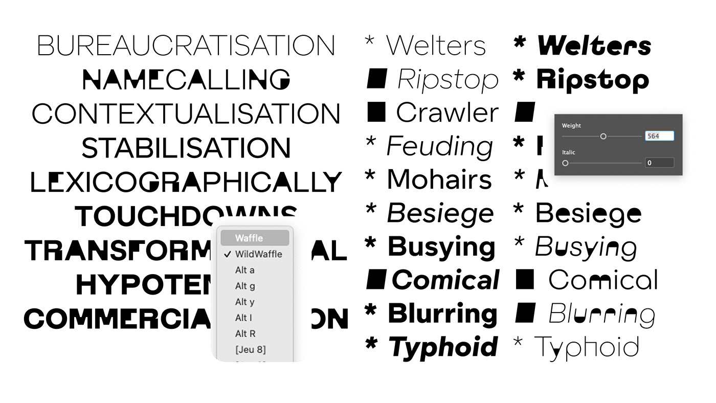 design graphique direction artistique font Fontz graphisme typedesign Typeface Typographie typography   variablefont