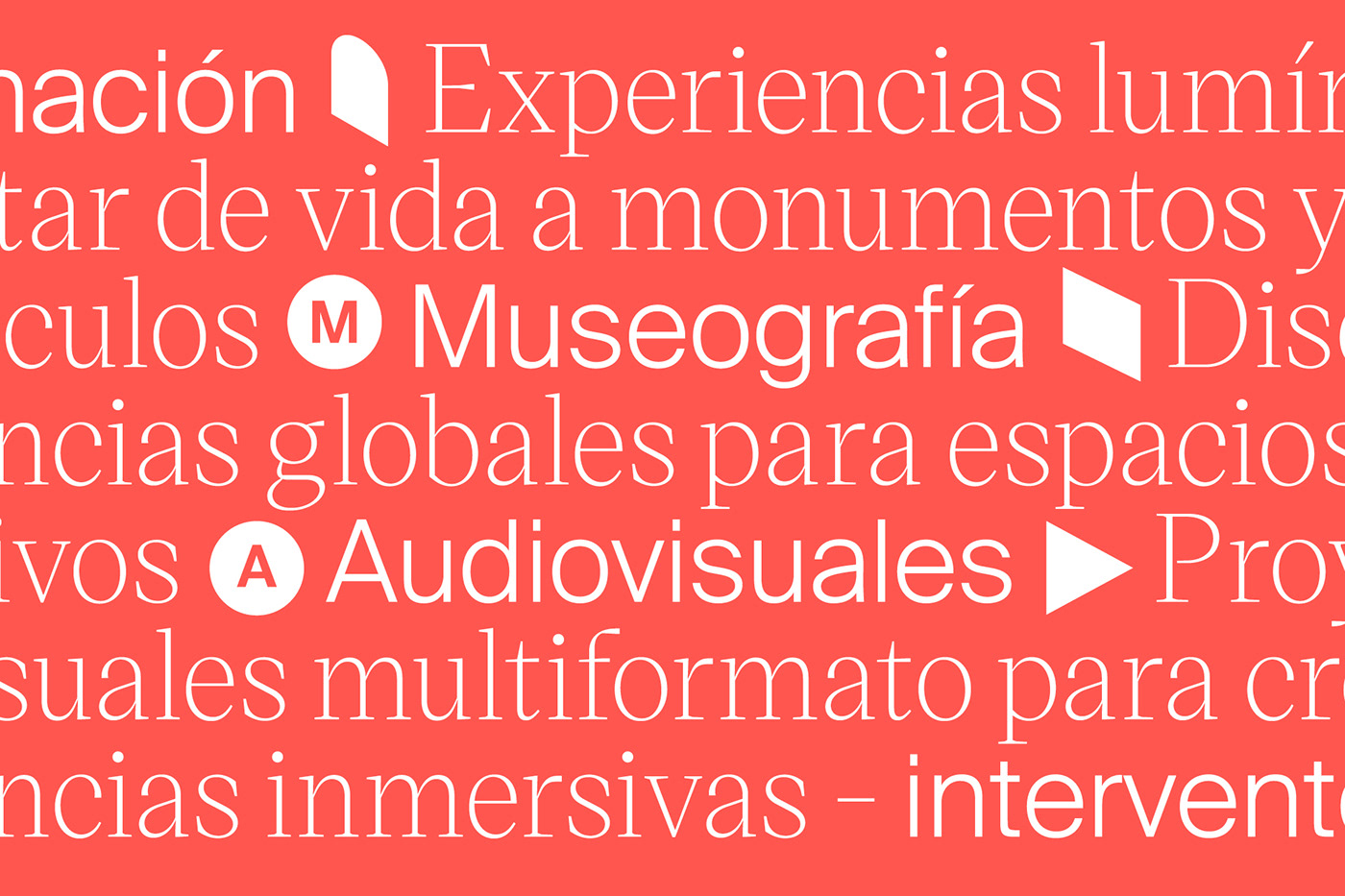 audiovisual barcelona brand identity lighting logodesign Logotype museum