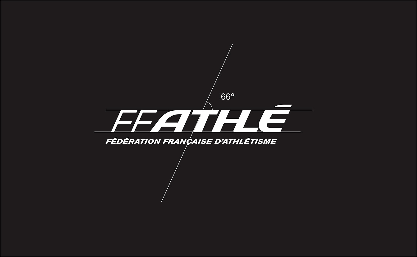 athletics branding  france Icon logo Logo Design Rooster running sports Sports Design