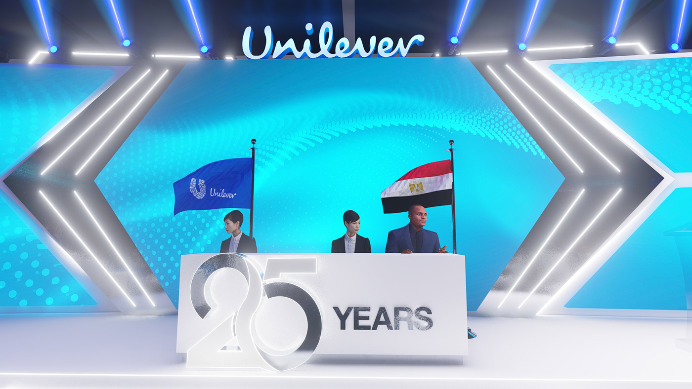 Unilever anniversary 25 years design Advertising 