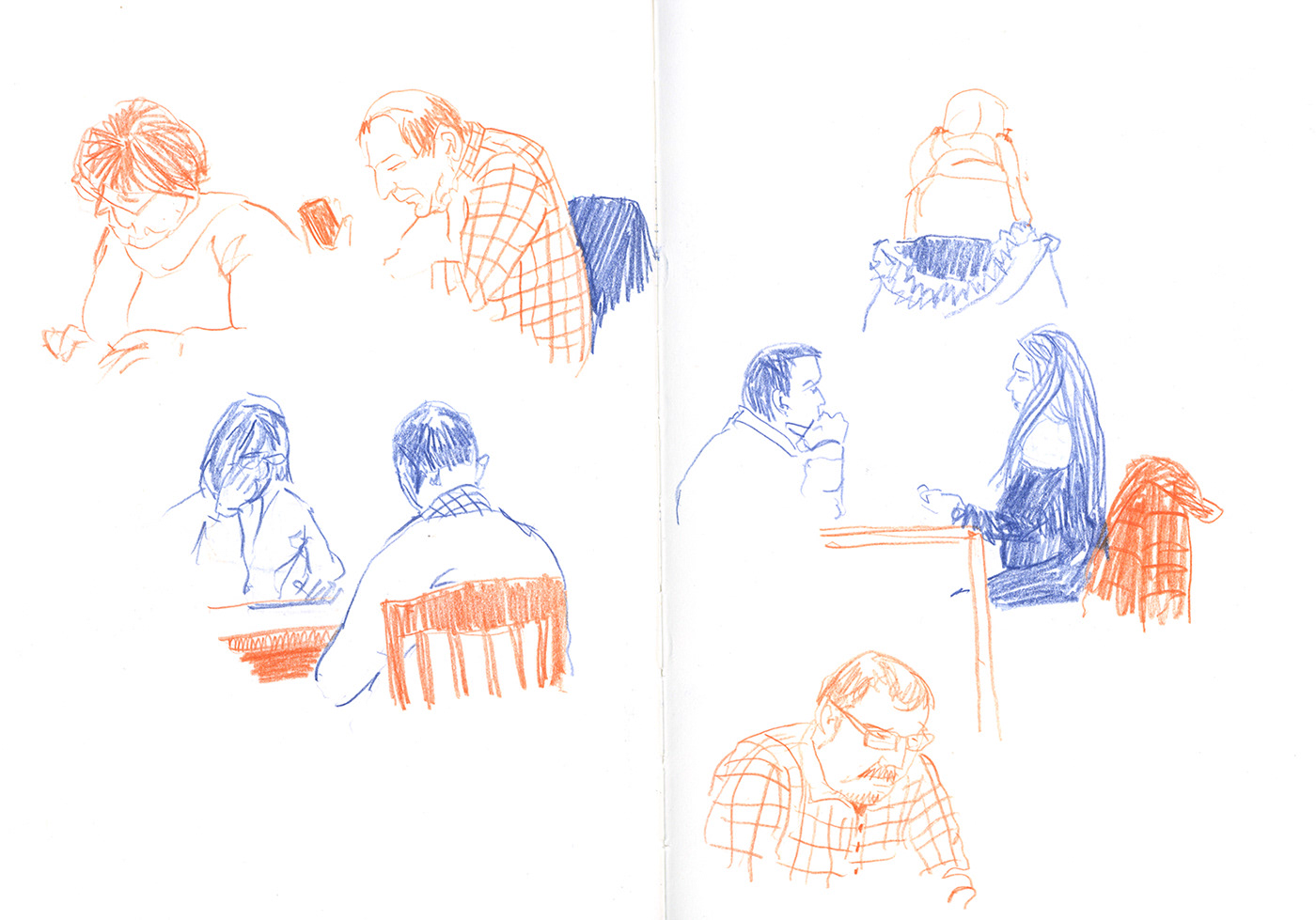 sketchbook Travel observational Drawing  sketching life people places scotland Oban