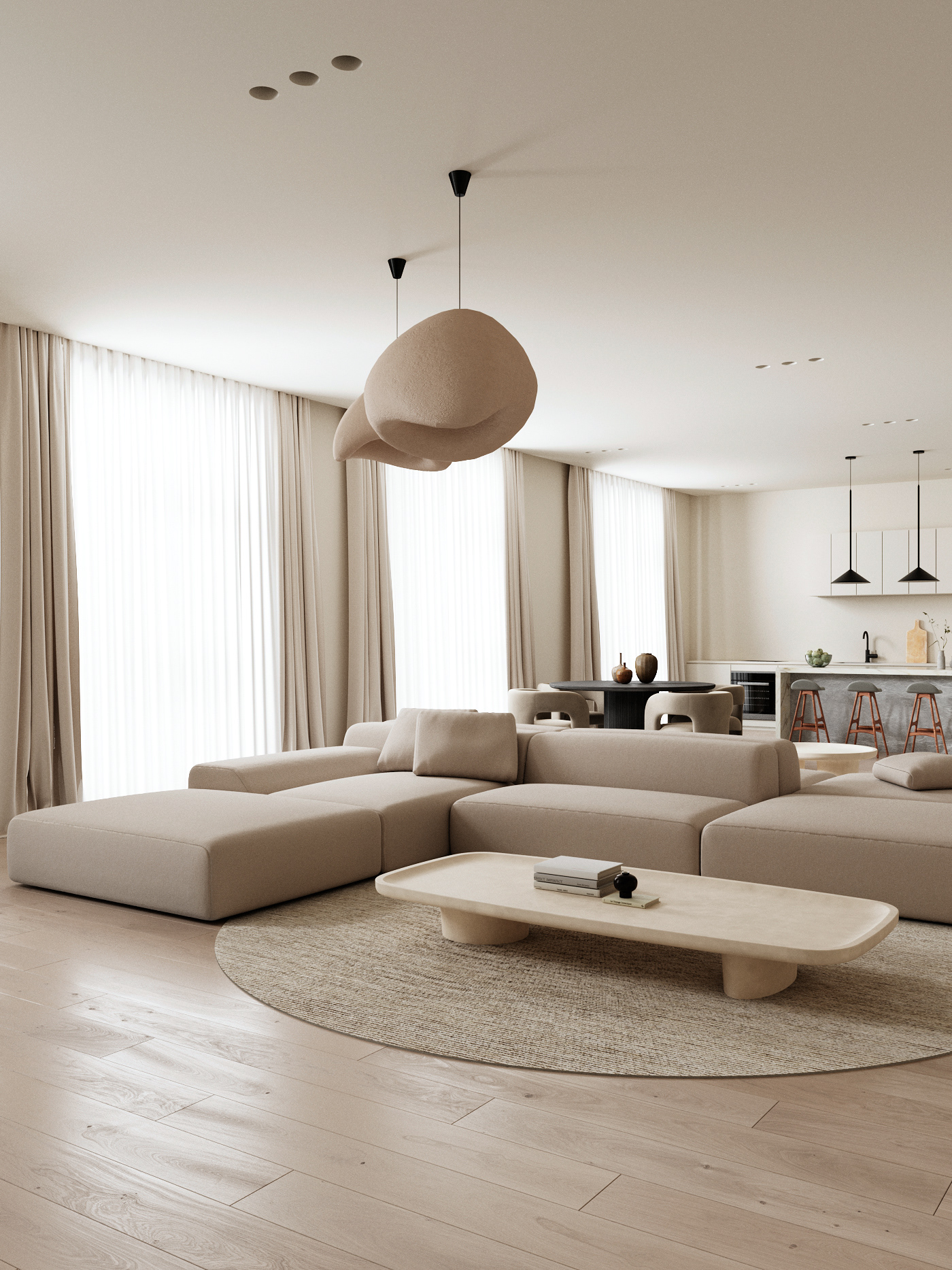 apartment architecture CGI corona design Interior interior design  Render studio visualization
