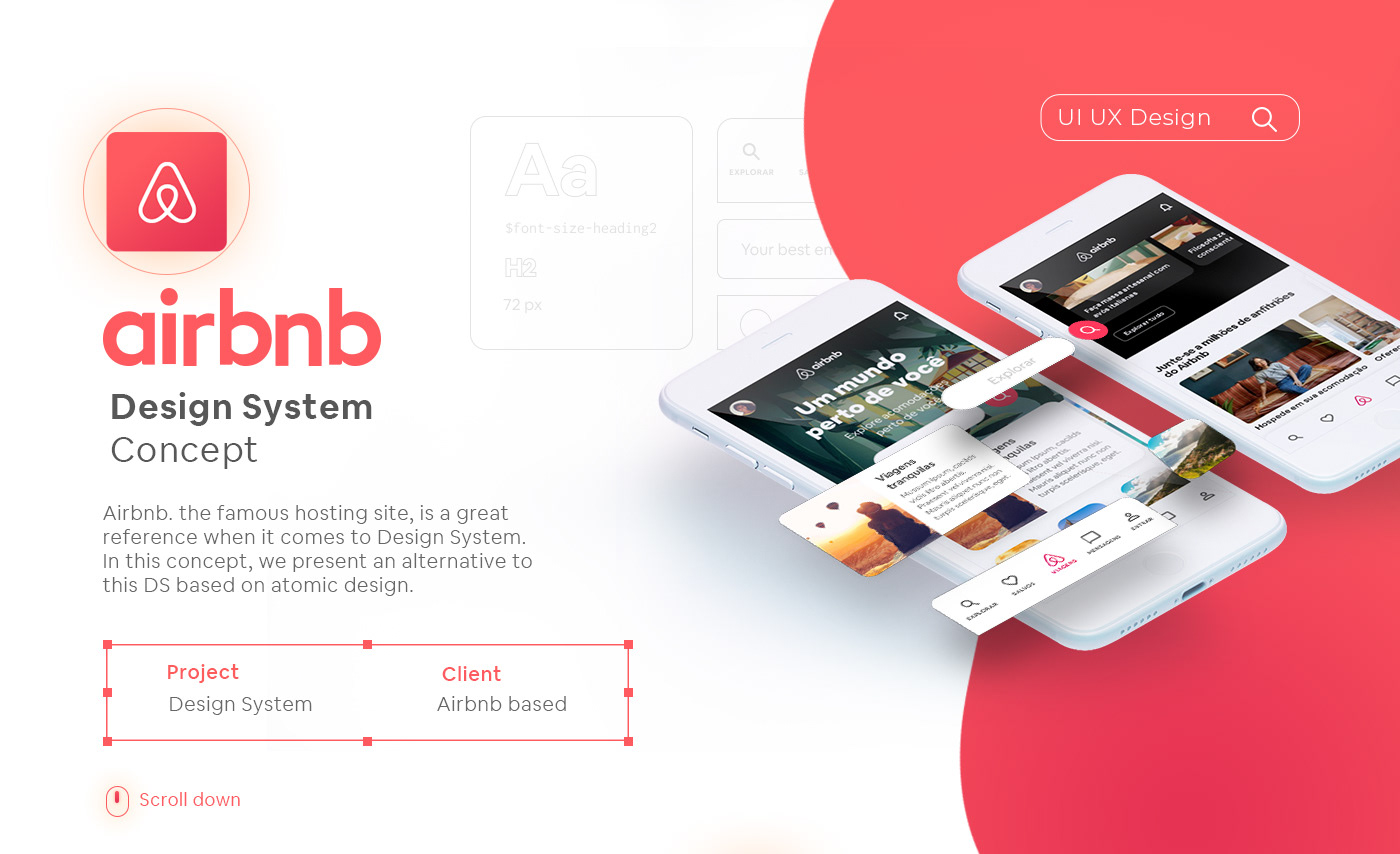 airbnb app Atomic Design  design system product designer Prototyping ui design ui kit UI UX design UX design