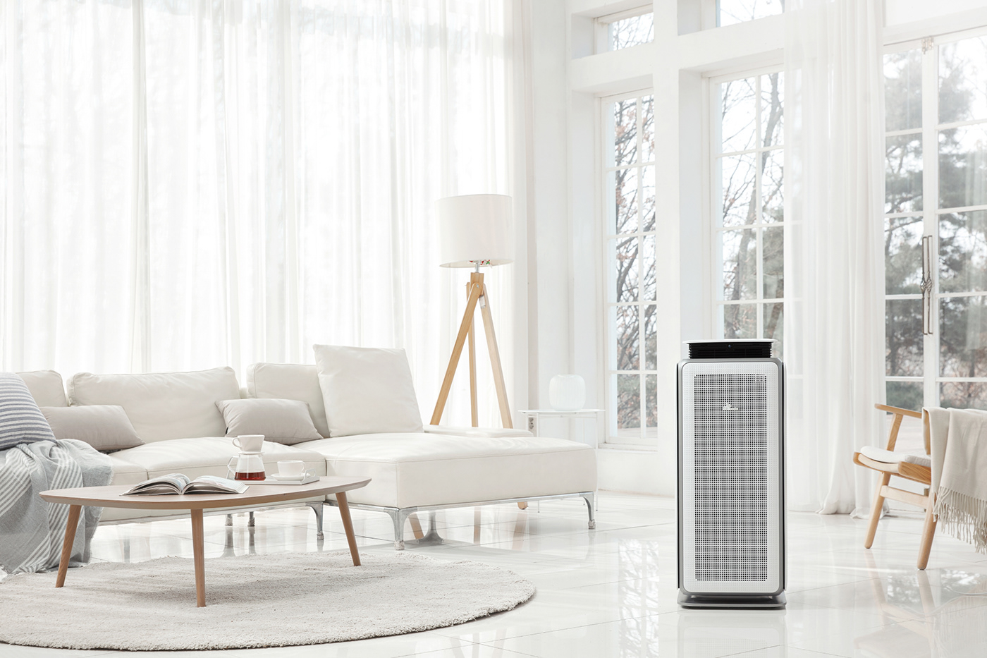 air purifier sensor family home clean Auto ai intelligence Stand