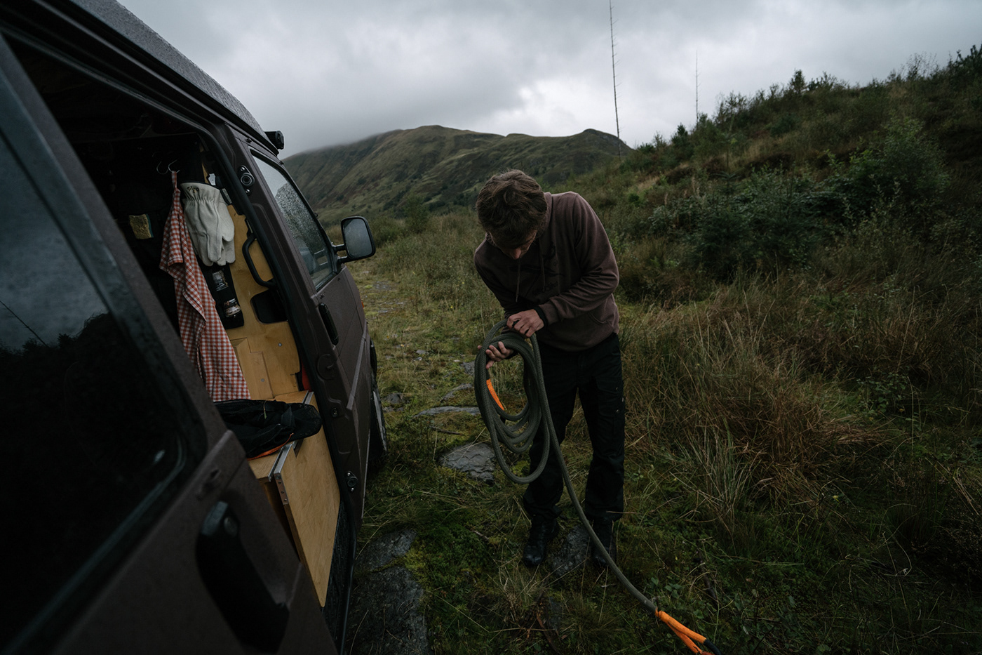 cabin camper Landscape RoadTrip scotland Sony Travel Van vanlife volkswagen