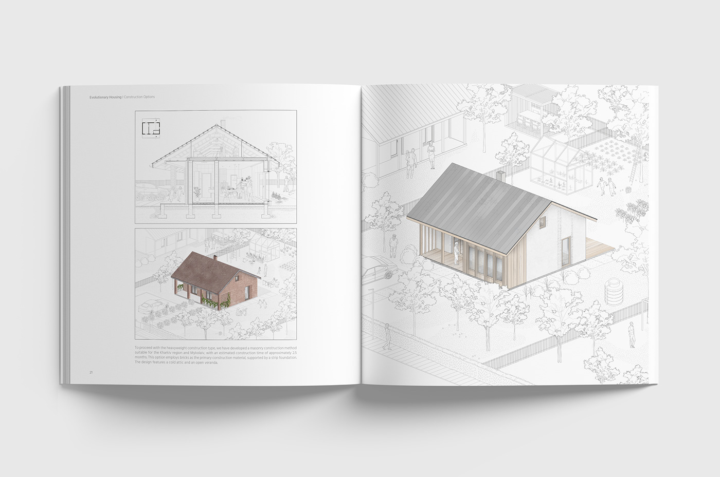 architecture portfolio Architecture portfolio design Sustainability architectural design visualization