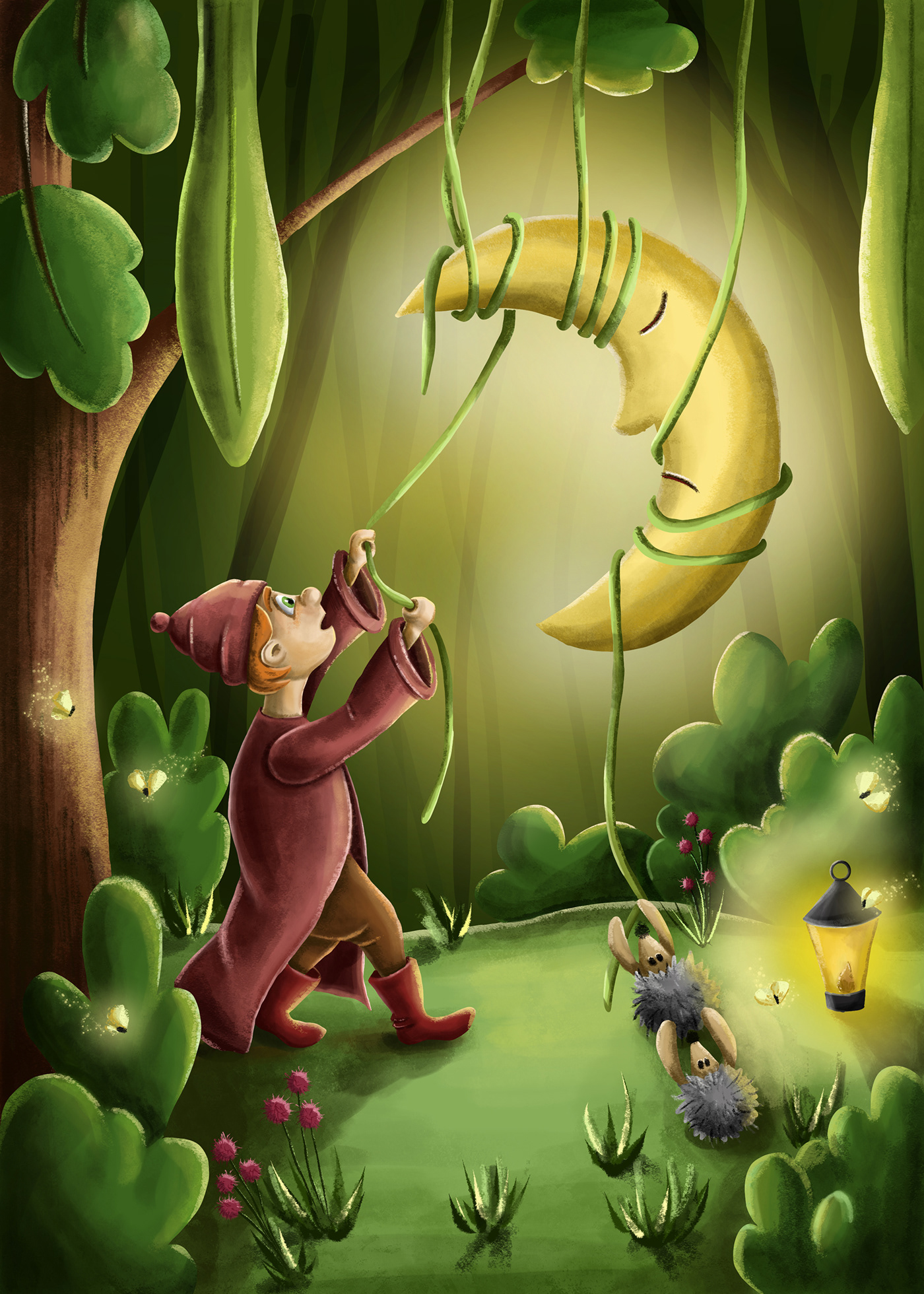 cartoon children illustration comics digital illustration fairytale fantasy forest детская иллюстрация книга сказка