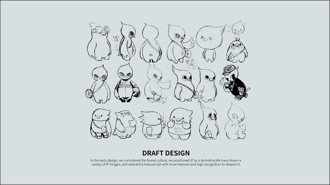 mascot design brand Character design product toy design  IP image cinema 4d