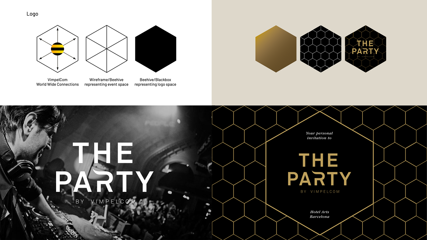 party invitation design concept EventDesign logo identity brandidentity visualidentity