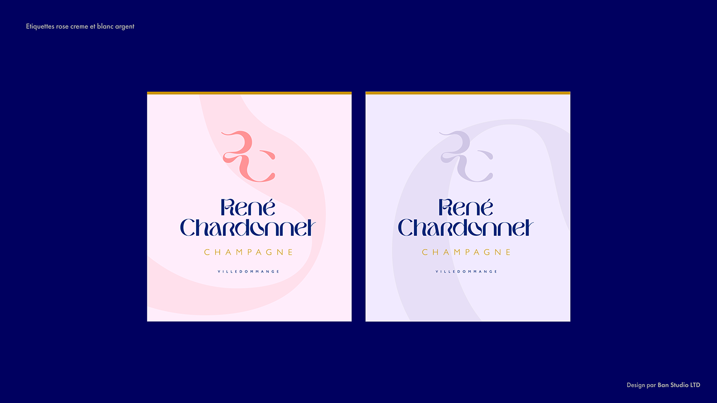 Champagne Logo Design brand identity Graphic Designer wine label design visual identity Logotype Brand Design identity