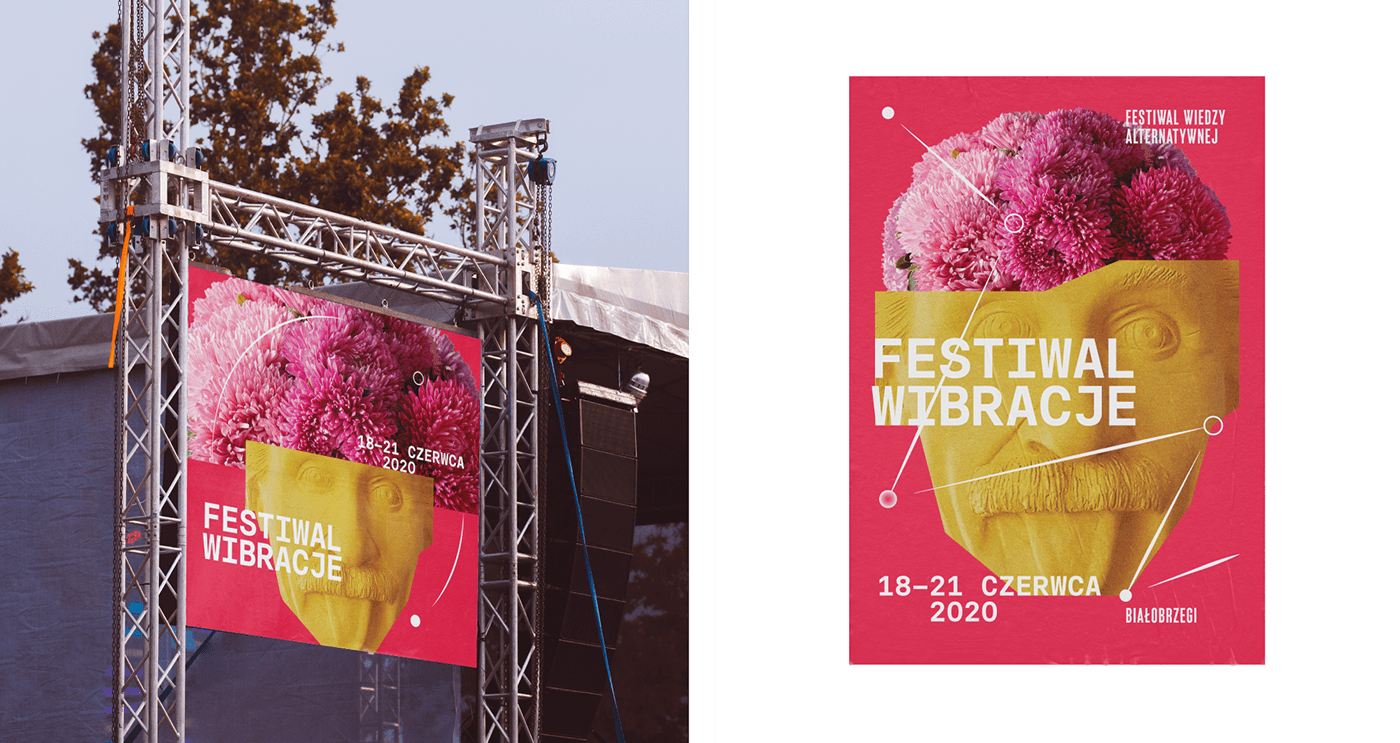 einstein festival flower power graphic design  lifestyle poster Poster series print series visual identity