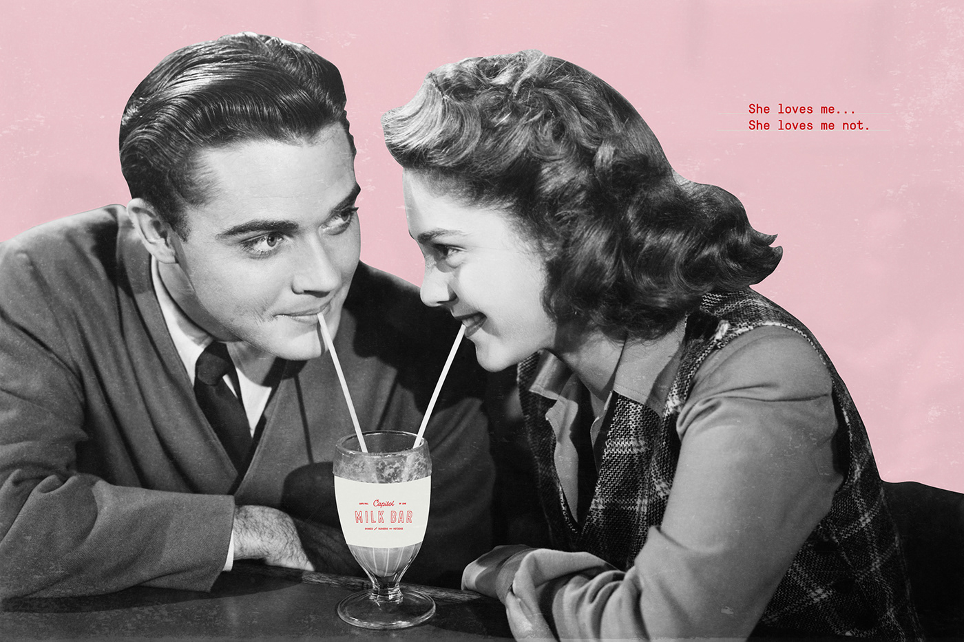 romance shakes vintage Love ice cream pink Cinema date night Movies pick up lines
