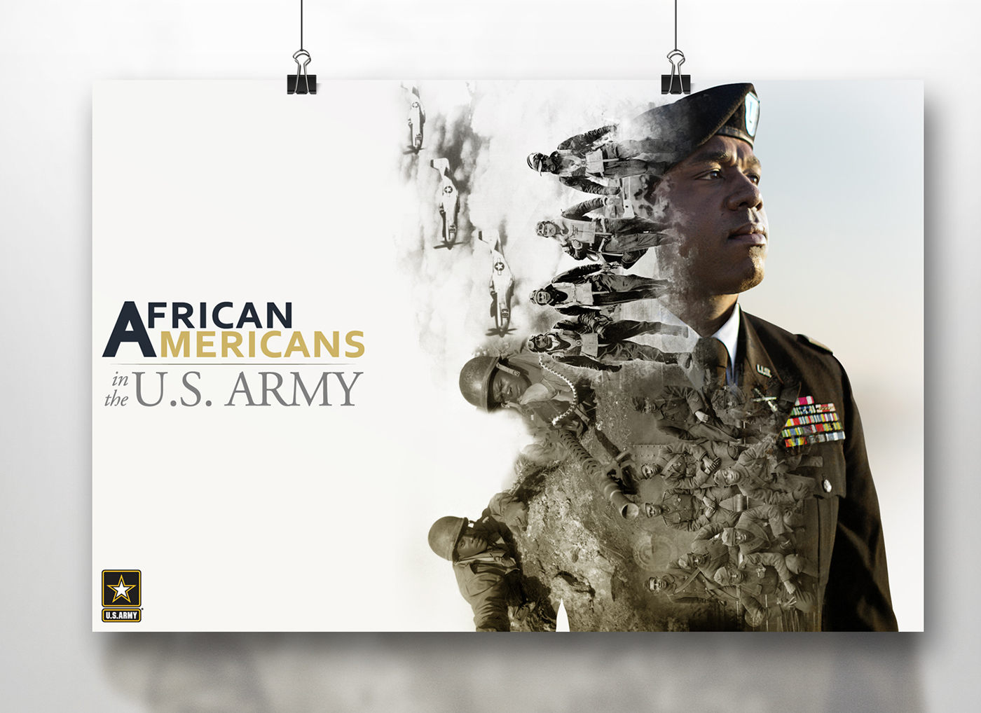 army War african american African American History history soldier double exposure #CIPS_Awards_Heroes #cips_awards_citizens