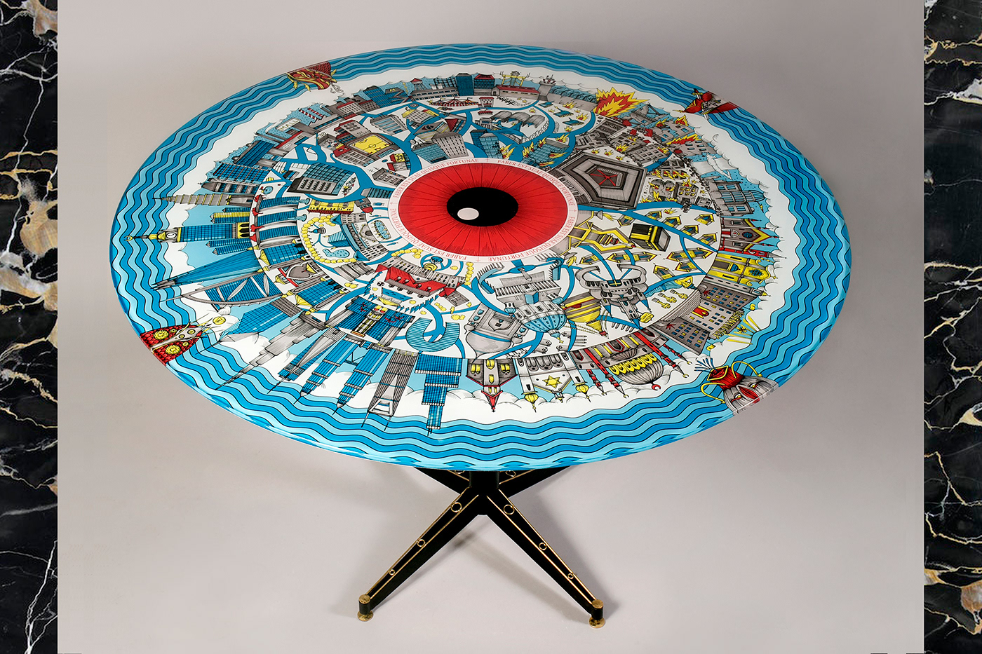 ILLUSTRATION  tarots art contemporary art table design cosmogony