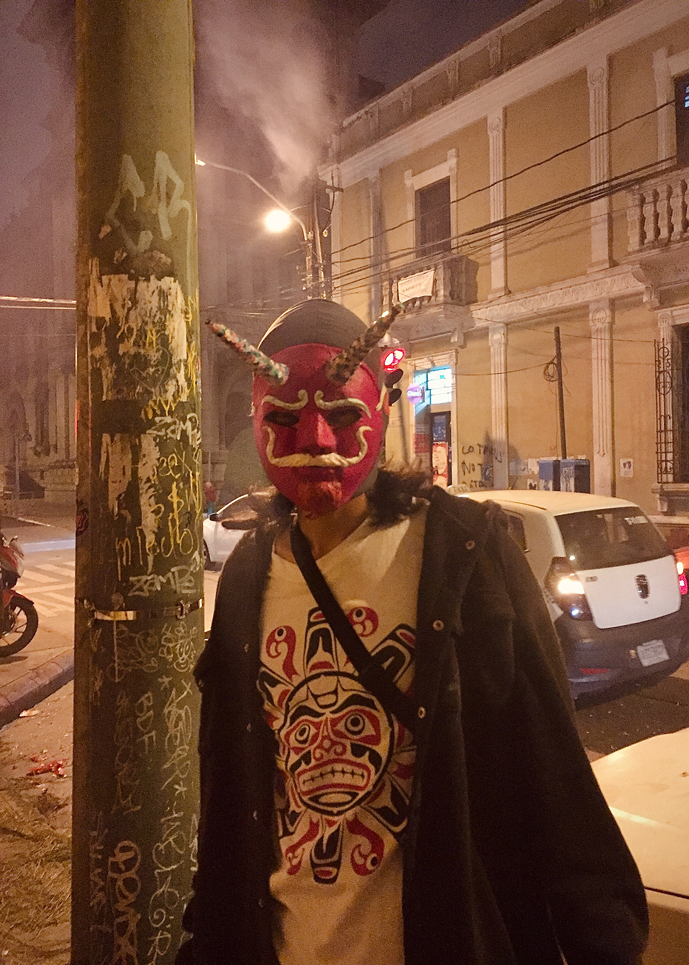 zampe molotov concierto mask diablo Guatemala mexico Dominicano lucha libre zampe Art Performance