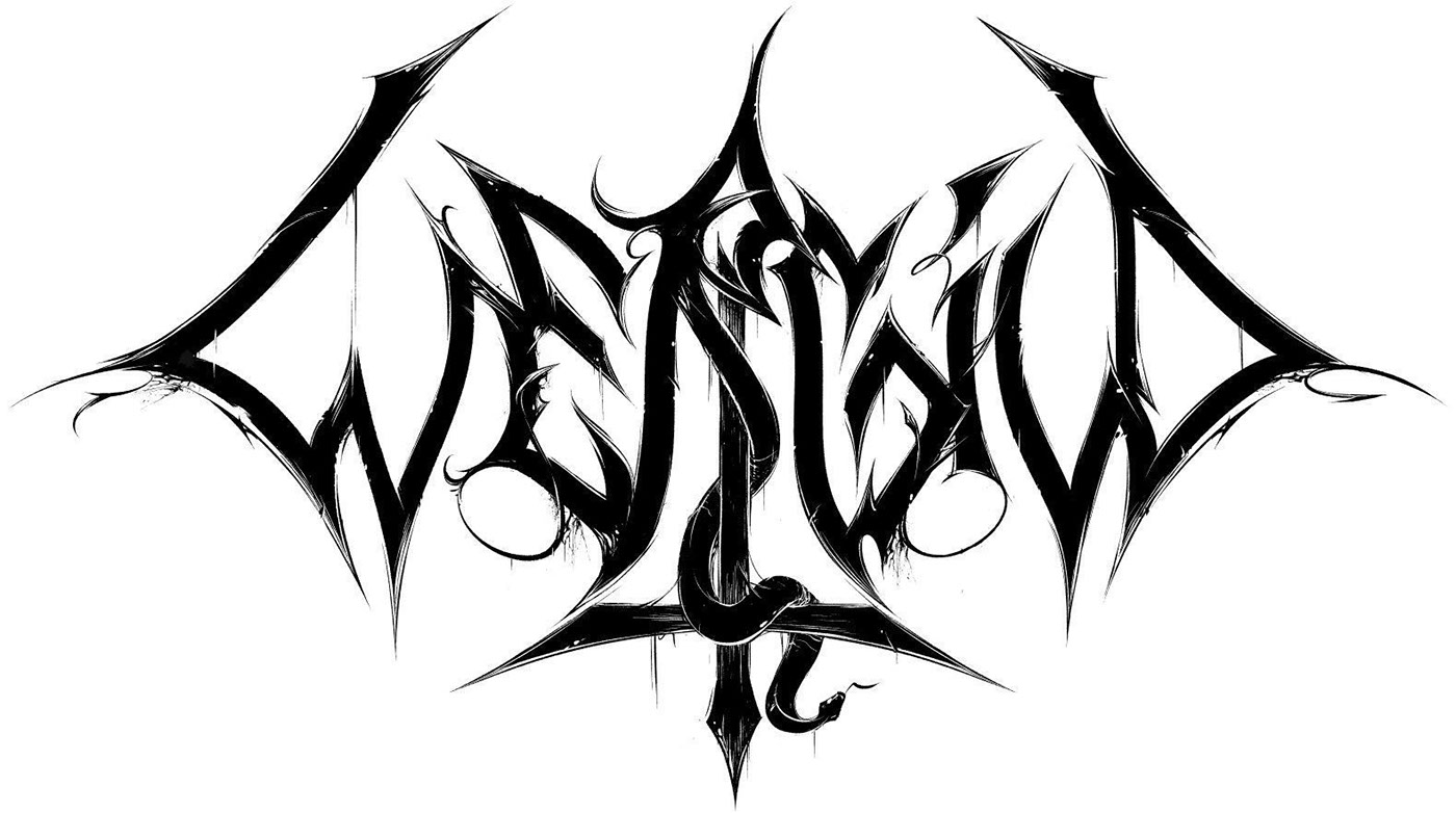 Blackmetal metal logo logodesign occult satanic norwegian HeavyMetal ILLUSTRATION  symmetry