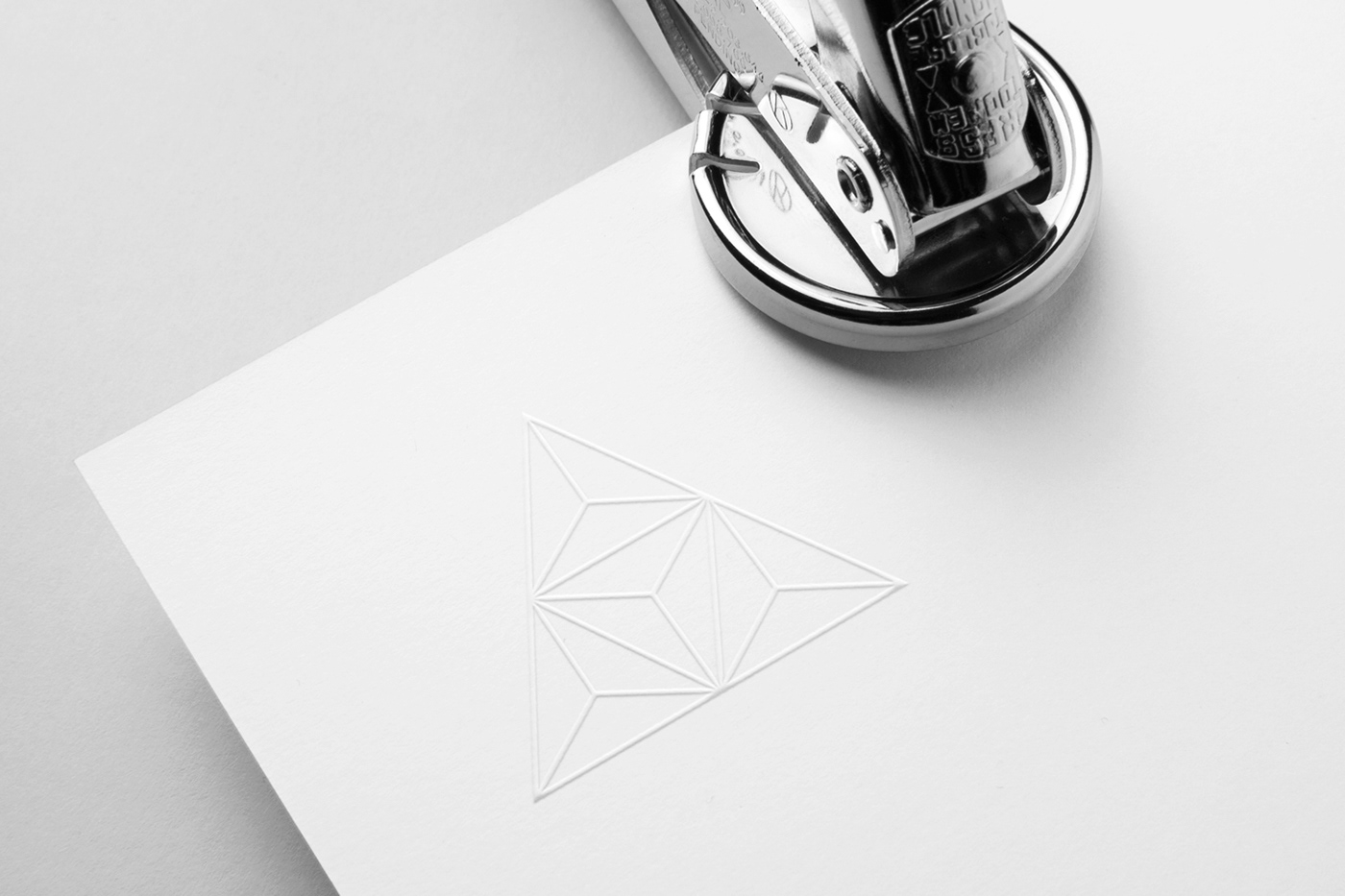 graphic design Interior black triangle identity logo branding  card interiordesign