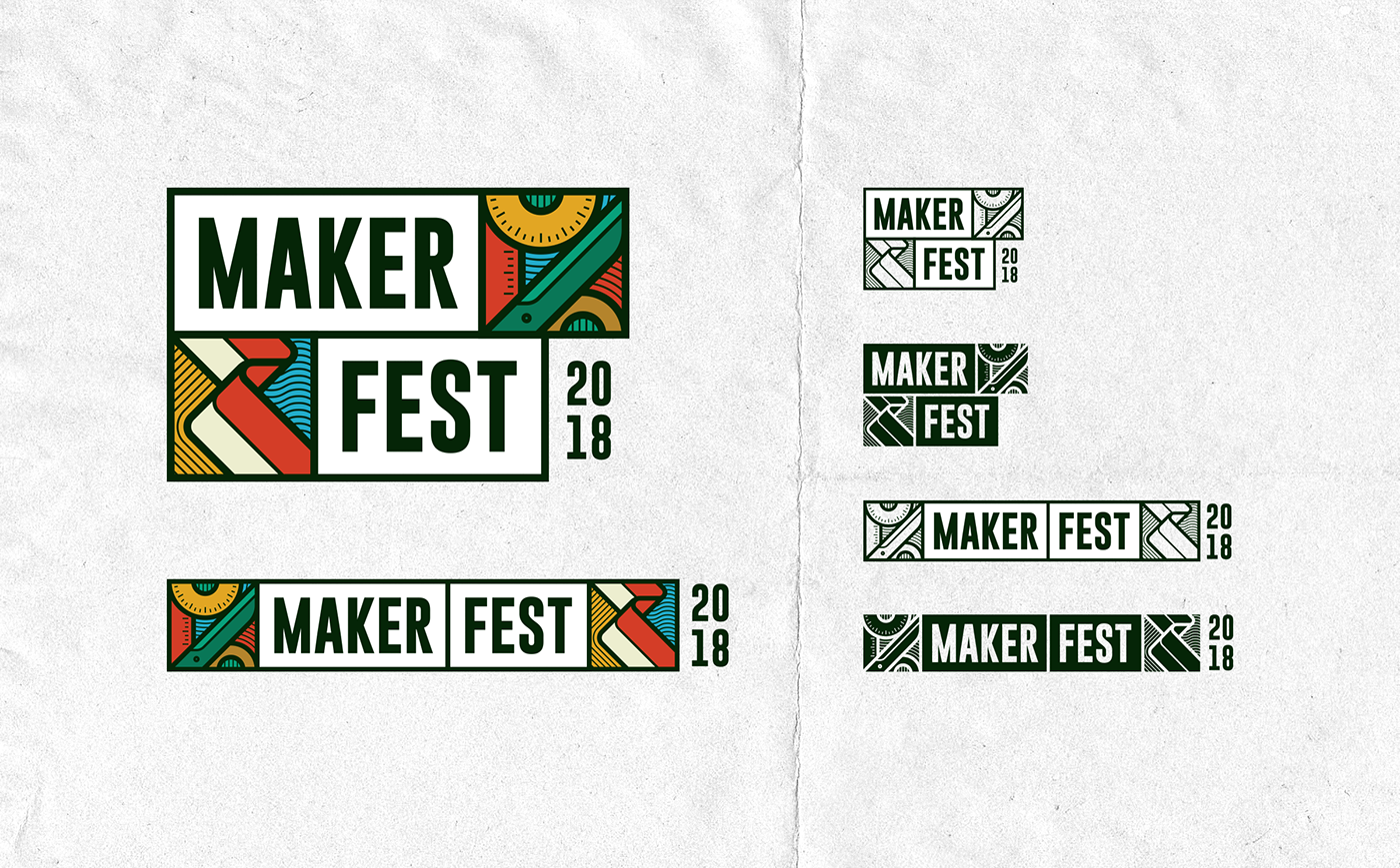 logo branding  maker fest Event indonesia creators local identity creative