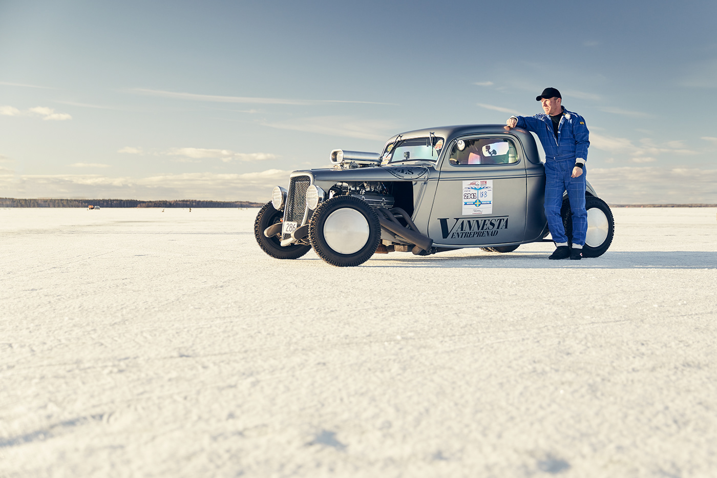 automotive   bonneville car classic car dragrace ice Sweden