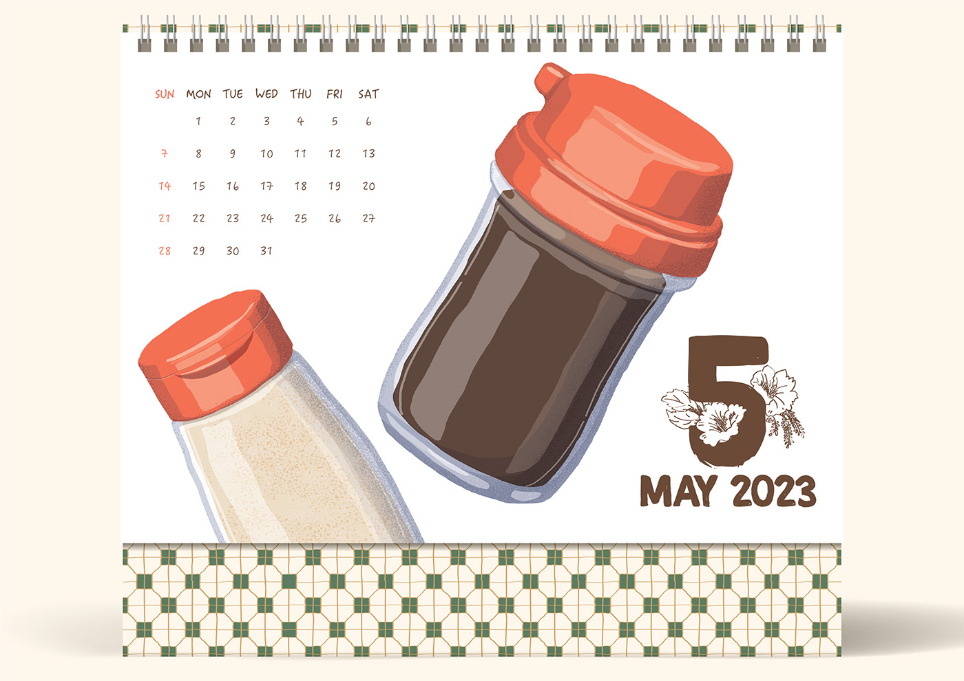 2023 calendar ais kacang calendar design kopi kopitiam malaysia Nanyang roti bakar singapore teh tarik