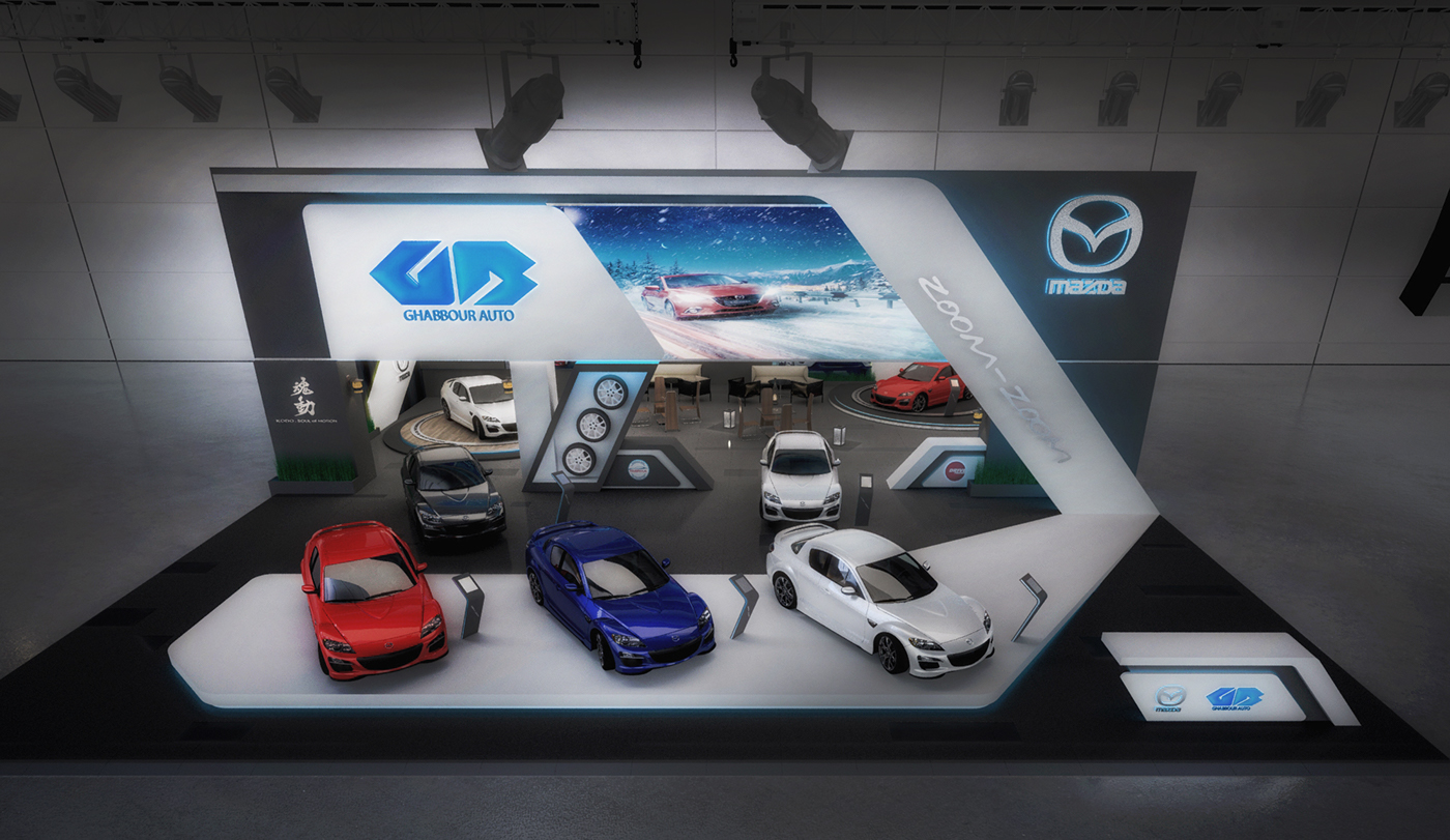 mazda Automech ghabour booth automotive  