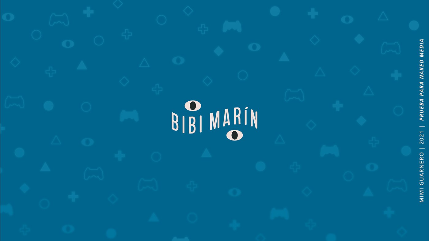 bibi blue design Games logo man Twitch Videogames