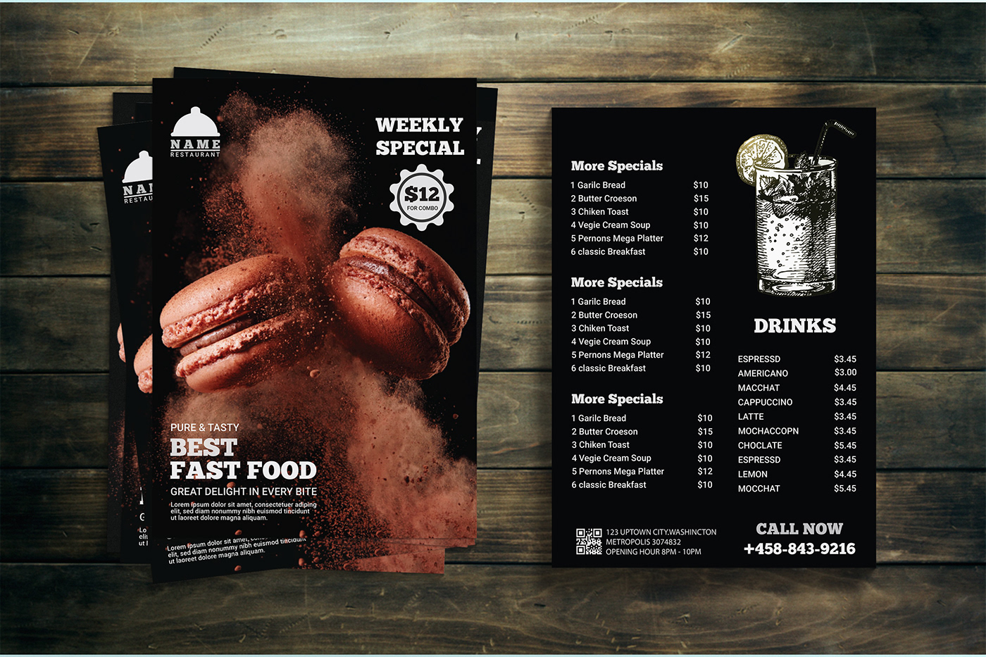 flyer food menu Menu Card Menu Card flyer menu design restaurants flyer restaurants menu card