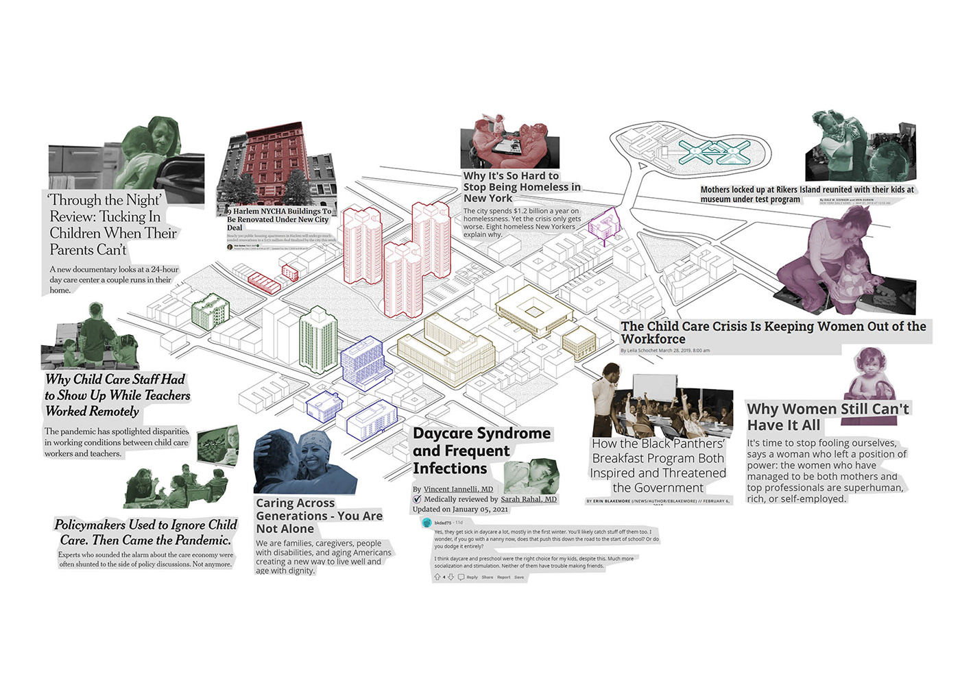 3D architecture Columbia University community designer graphics portfolio