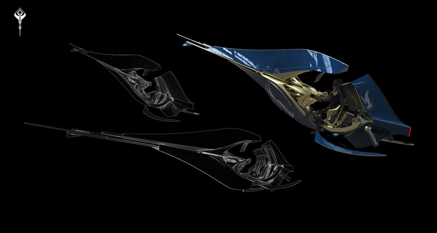 Flying Bike staratlas science fiction sci-fi Digital Art  Conceptdesign conceptart alien maglev