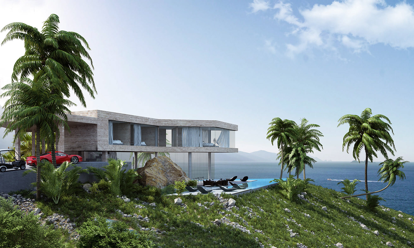 design visualisation luxury Lux Villa Render architecture Interior modern