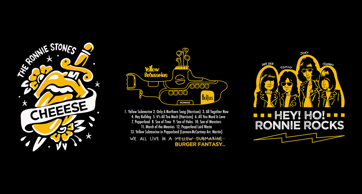burger brand identity restaurant Fast food Food  branding  Logotype visual identity ilustracion merchandise
