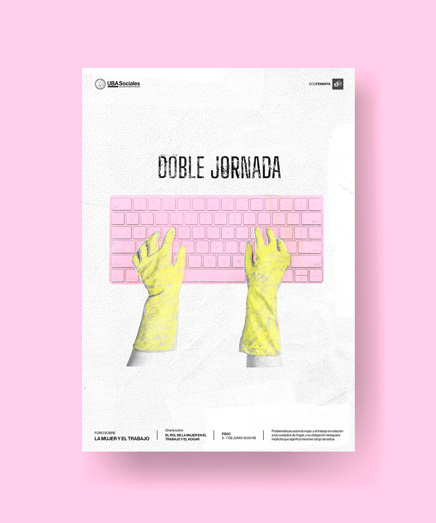 diseño poster afiche editorial Gabriele Poster Design diseño gráfico fadu retorica