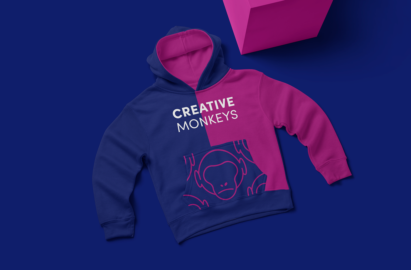 brand identity branding  creative agency Creative monkeys design Logo Design Production production company