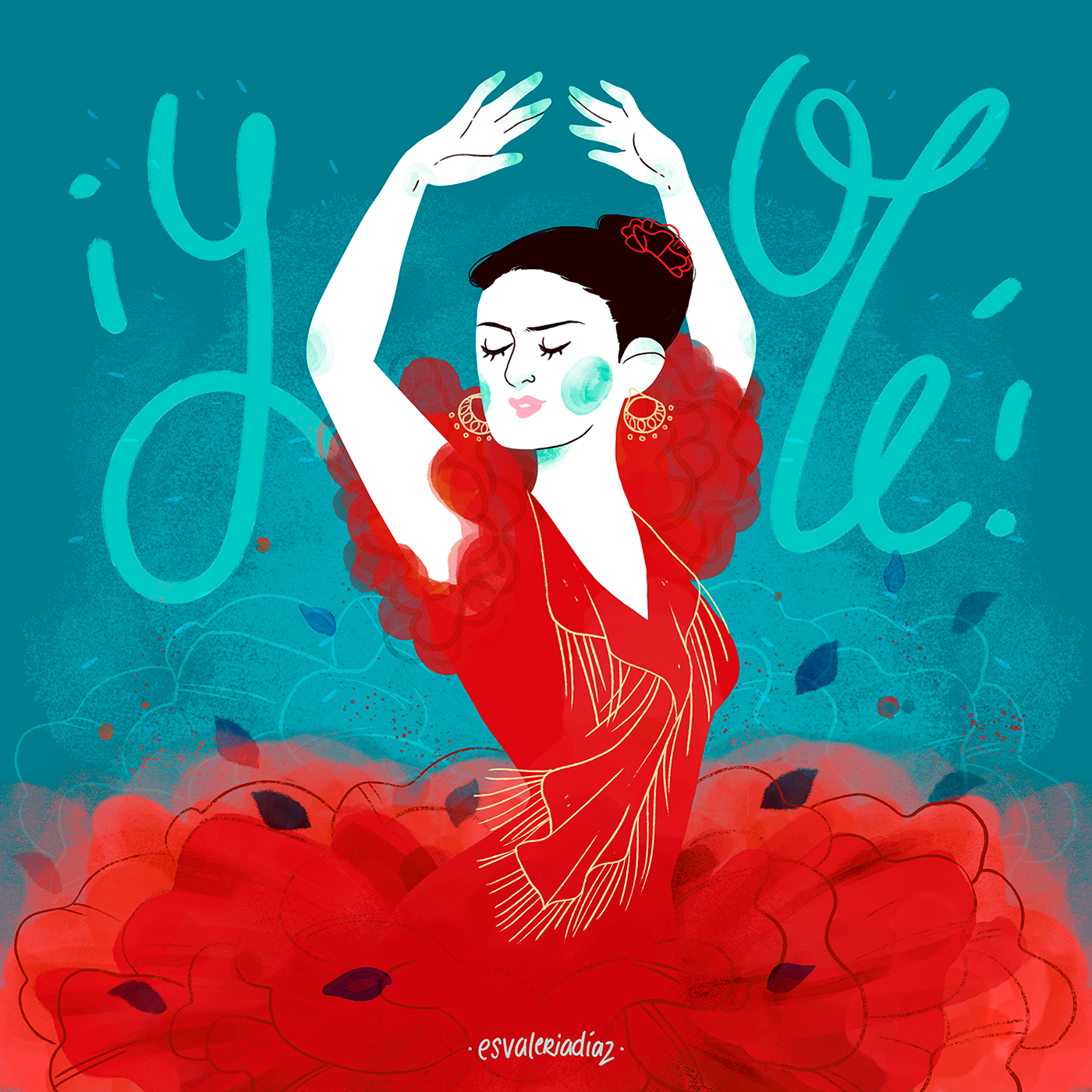 Flamenco DANCE   ole red spain