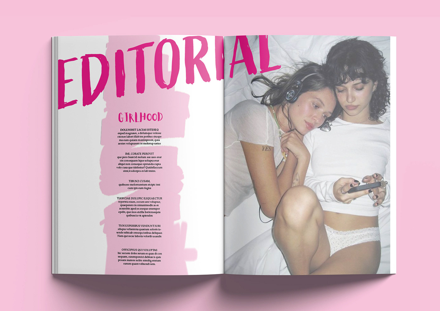 magazine editorial Graphic Designer design Magazine design Layout InDesign editorial design  typography  