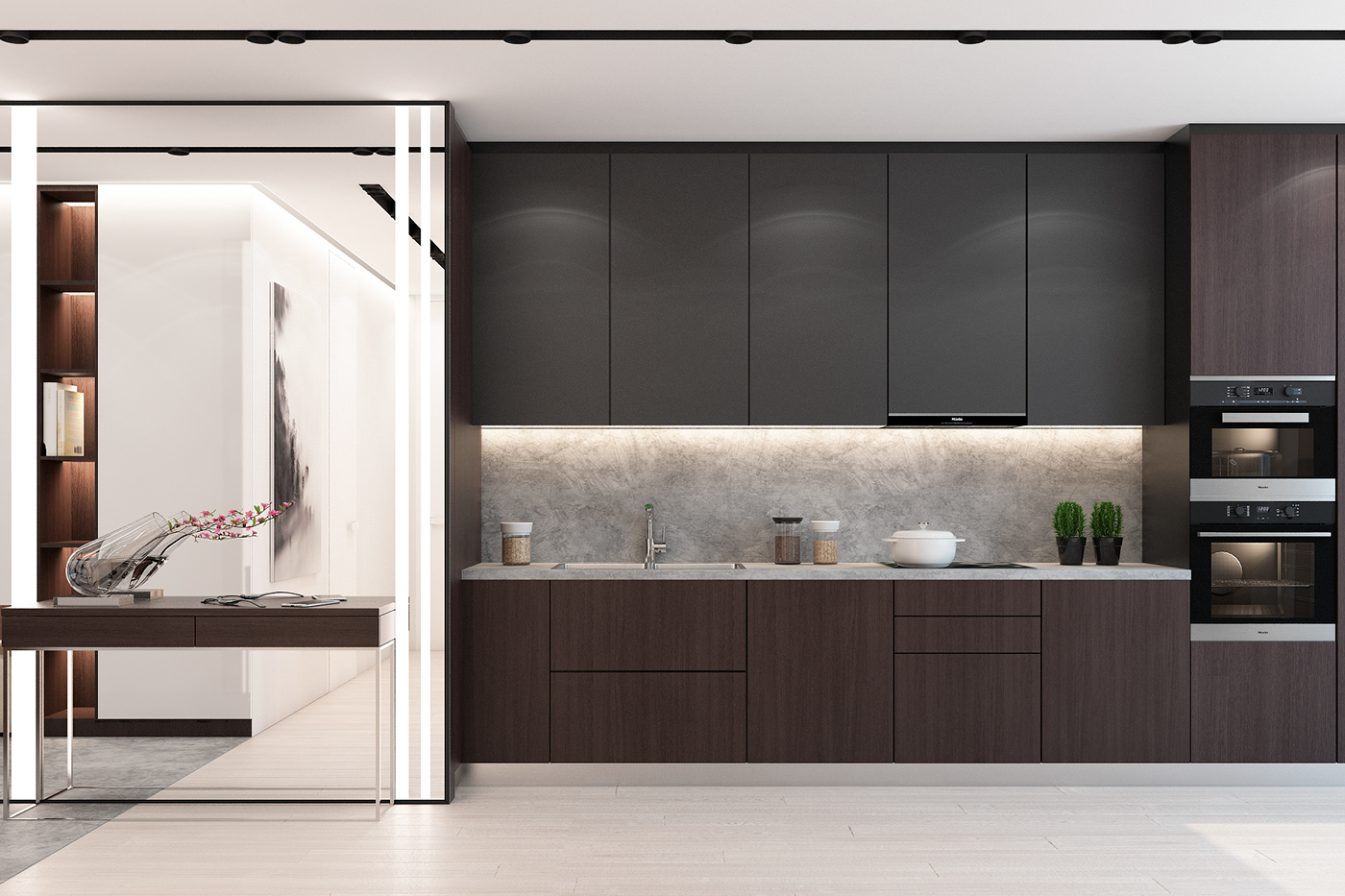Minotti poliform BoConcept Lema interior design  Interior apartment space options design
