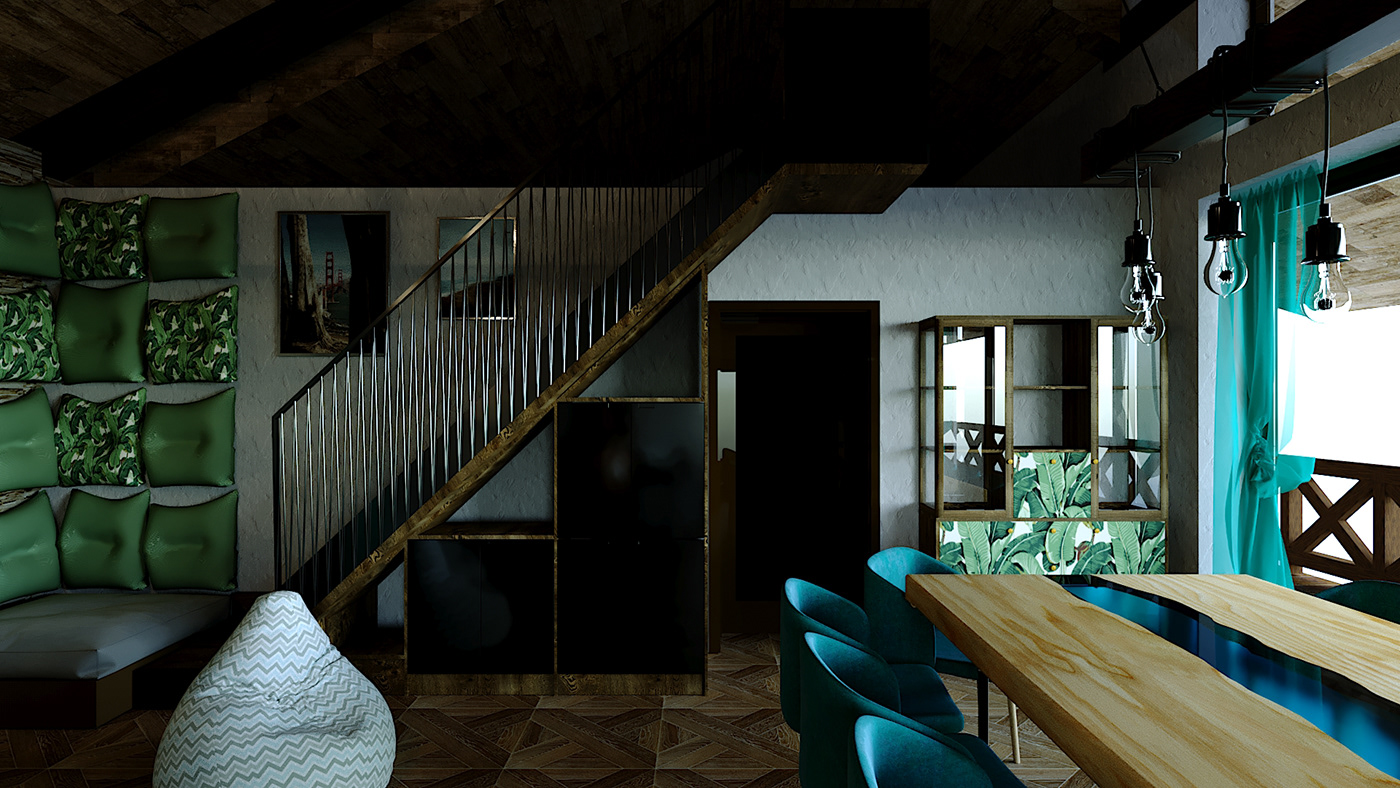 3dsmax ArchiCAD corona render  design Interior беседка Garden House Summer House